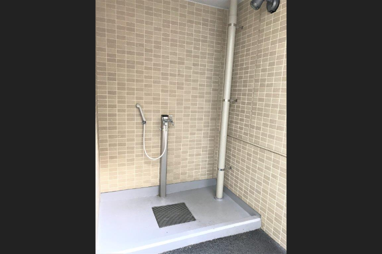 アクアヴィスタのペット足洗い場