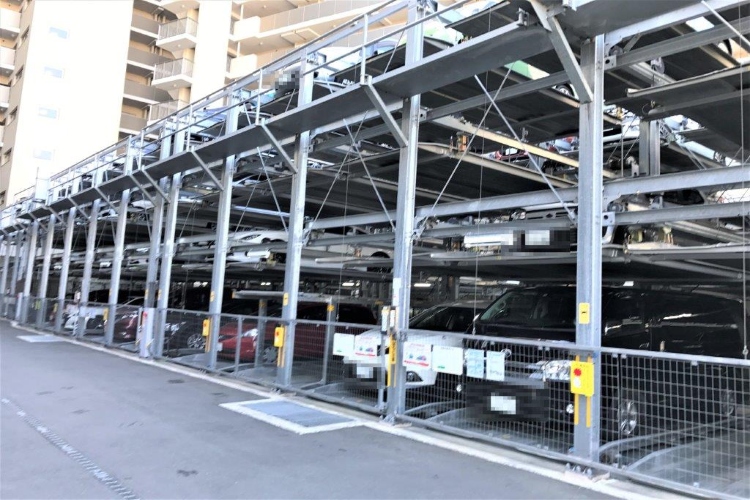 アクアヴィスタの駐車場